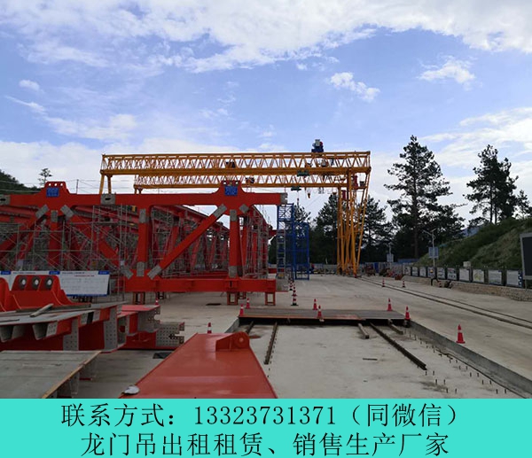 河南三門峽龍門吊租賃60噸集裝箱門式起重機